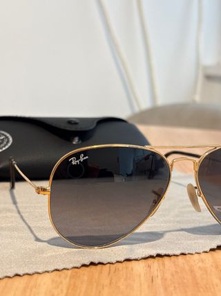 Gafas de Sol Ray-Ban Aviator Negro/Dorado