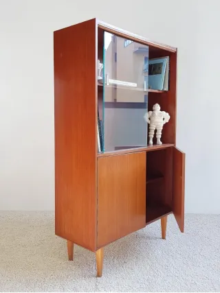 Vitrina Mid Century. Francia, 60s.