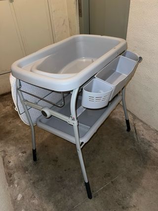 Cambiador bebé plegable con bañera