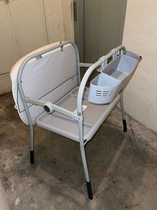 Cambiador bebé plegable con bañera