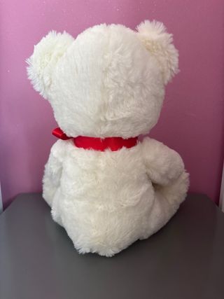 Oso de peluche con pizarra corazón