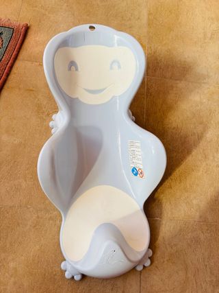 Hamaca de baño para bebé azul