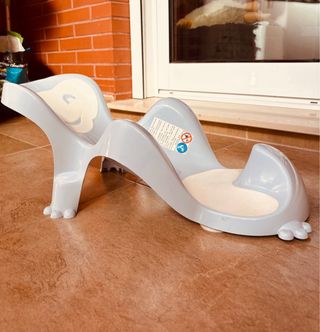 Hamaca de baño para bebé azul