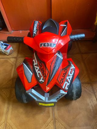 Moto Eléctrica Feber Quad Racy Niño