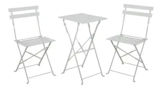 Conjunto Mesa y Sillas Terraza Plegables