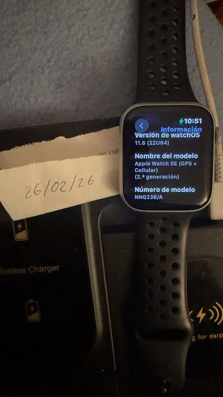 Apple Watch SE 2ª gen 44mm GPS + Cellular Argento