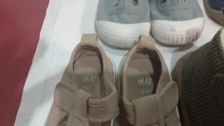 Lote 14 pares zapatos infantiles de niño