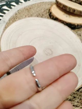 Anillo Plata Corazón Perla Ajustable