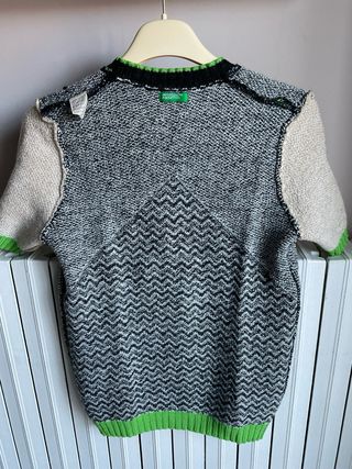 Maglione Benetton lana fantasia donna