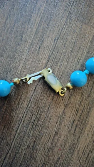 Girocollo perle azzurre