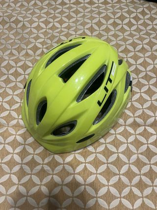 Casco de bicicleta LITE amarillo