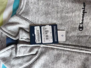 Chaleco Champion Gris con Cremallera