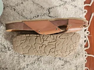 Sandalias Pieces marrones Talla 41