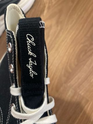 Converse plataforma negras