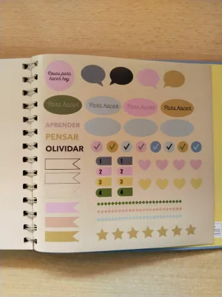 Agenda de Estudio Motivacional Sin Fechas