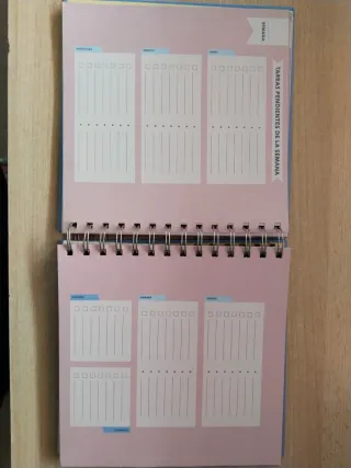 Agenda de Estudio Motivacional Sin Fechas