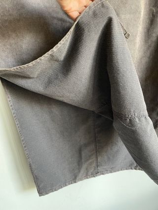 Gonna Lee lunga marrone con spacco