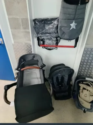 Cochecito Bebé Jane Muum 3 Piezas + Accesorios