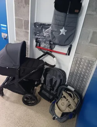 Cochecito Bebé Jane Muum 3 Piezas + Accesorios