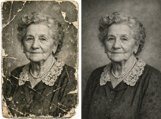 Fotos antiguas Restauracion