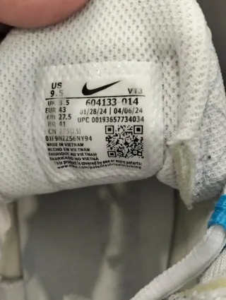 Sapatilhas Nike Homem Azul e Branco