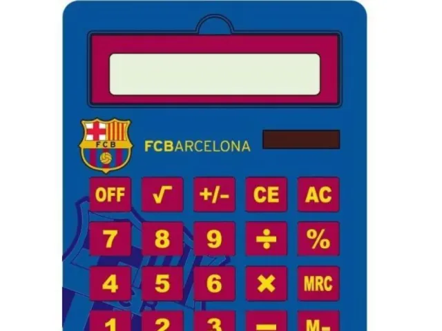 Enorme Calculadora FC Barcelona Oficial NUEVA
