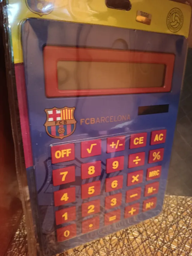 Enorme Calculadora FC Barcelona Oficial NUEVA