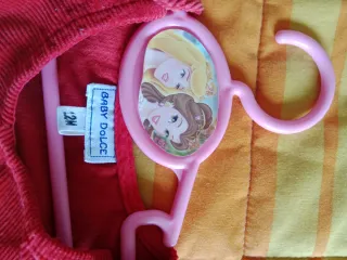 Vestido bebé rojo con apliques