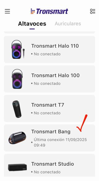 Altavoz Tronsmart BANG 60W Negro