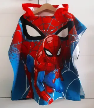 Poncho Baño Infantil Spiderman