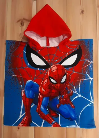 Poncho Baño Infantil Spiderman