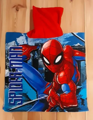Poncho Baño Infantil Spiderman
