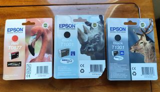Cartucce Epson T0877, T1001, T1301 Originali Nuove