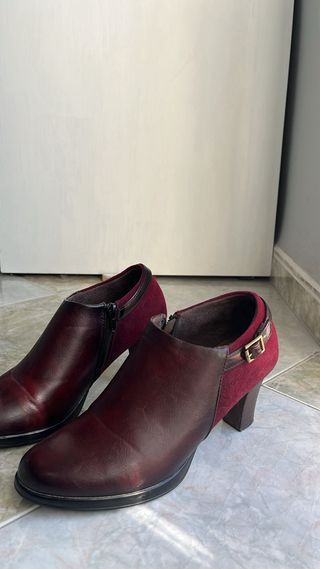 Botines Burdeos Talla 39