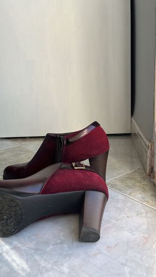 Botines Burdeos Talla 39