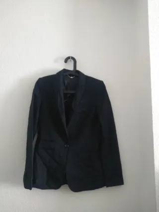Blazer Massimo Dutti Negro
