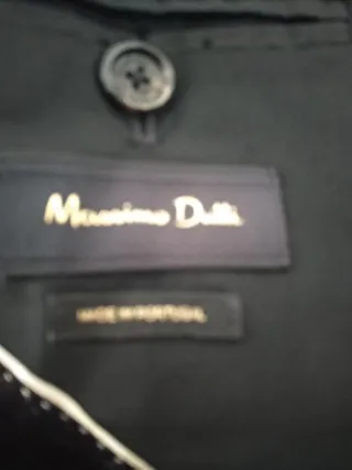 Blazer Massimo Dutti Negro