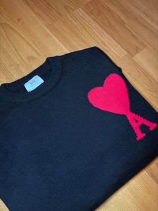 Sweatshirt Ami Paris coração vermelho