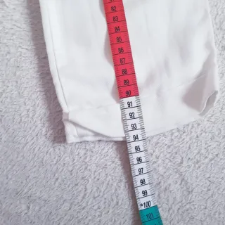 Pantalón verano cremalleras blanco zara woman S