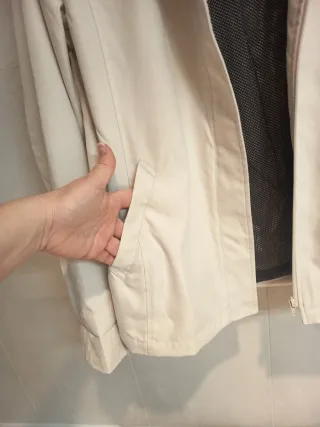 Chaqueta beige ligera mujer T:XL