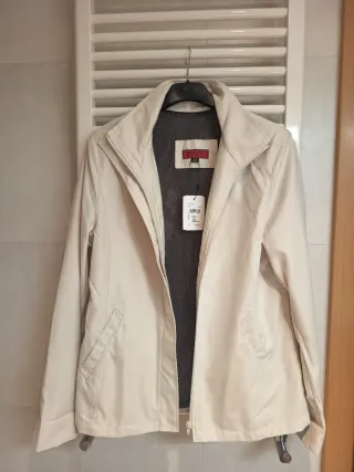 Chaqueta beige ligera mujer T:XL