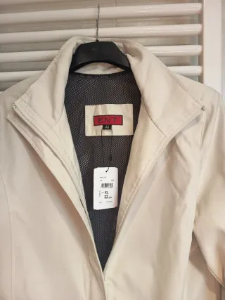 Chaqueta beige ligera mujer T:XL