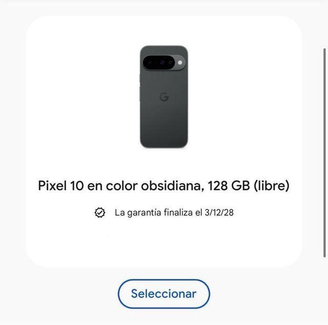 PRECINTADO Google Pixel 10 128GB