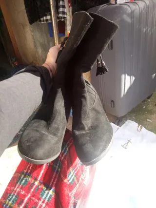 Botín térmico chica negro talla 40