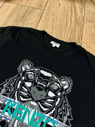 Camiseta Kenzo Negra Tigre