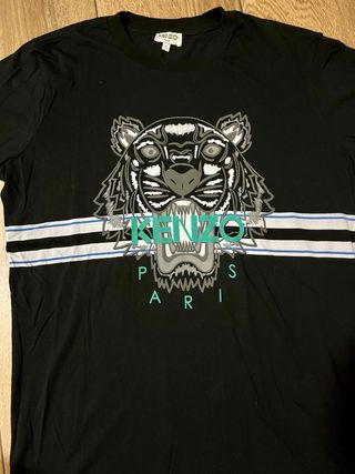 Camiseta Kenzo Negra Tigre