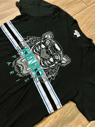 Camiseta Kenzo Negra Tigre