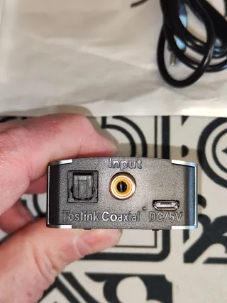 NUEVO, Convertidor Audio Digital a Analógico.