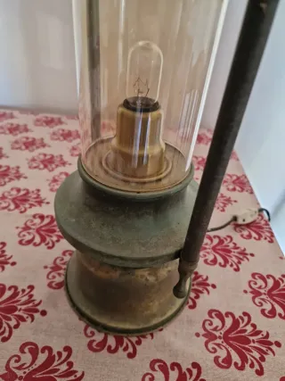Lampada stile marittimo vintage ottone