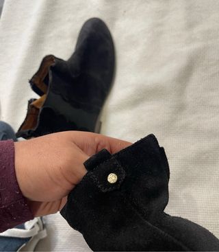 Botines negros Massimo Dutti